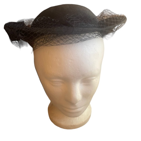 Vintage Fedoria Front‎ Netting Hat - Picture 4 of 5